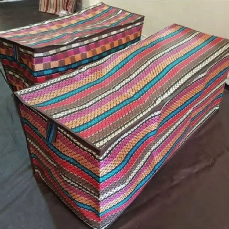 باکس(بوقچه)جاجیم زیپدار سایز 8 مناسب لحاف و تشک