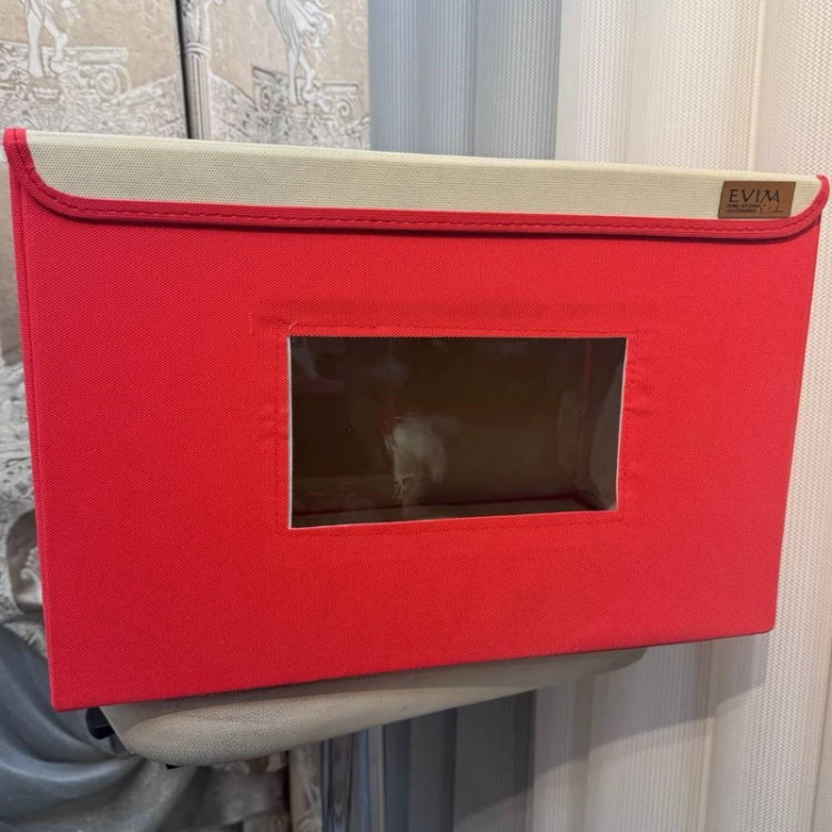 باکس لباس یا نظم دهنده تاشو جلو طلقی سایز 4 برند اویم