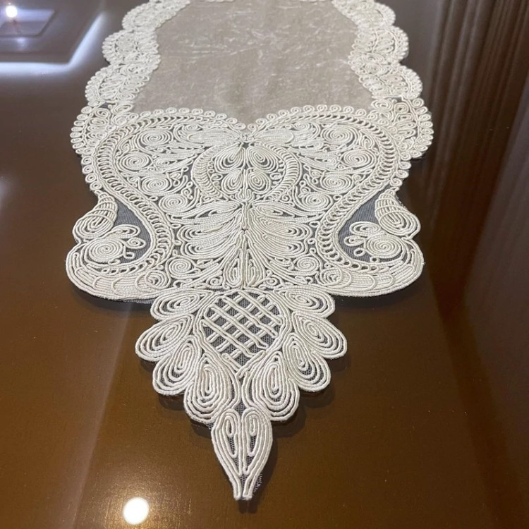 رومیزی مخمل ترک سه تیکه کد662