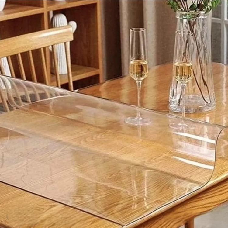طلق رومیزی شفاف ظخیم 2 میل عرض 120 خارجی(آیسو)
